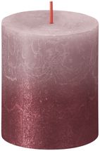 Bolsius Pillar Candle Sunset Ash Rose - 8 cm / ø 7 cm